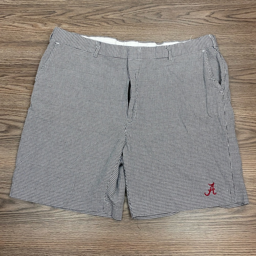 Alabama Black & White Houndstooth Shorts 42